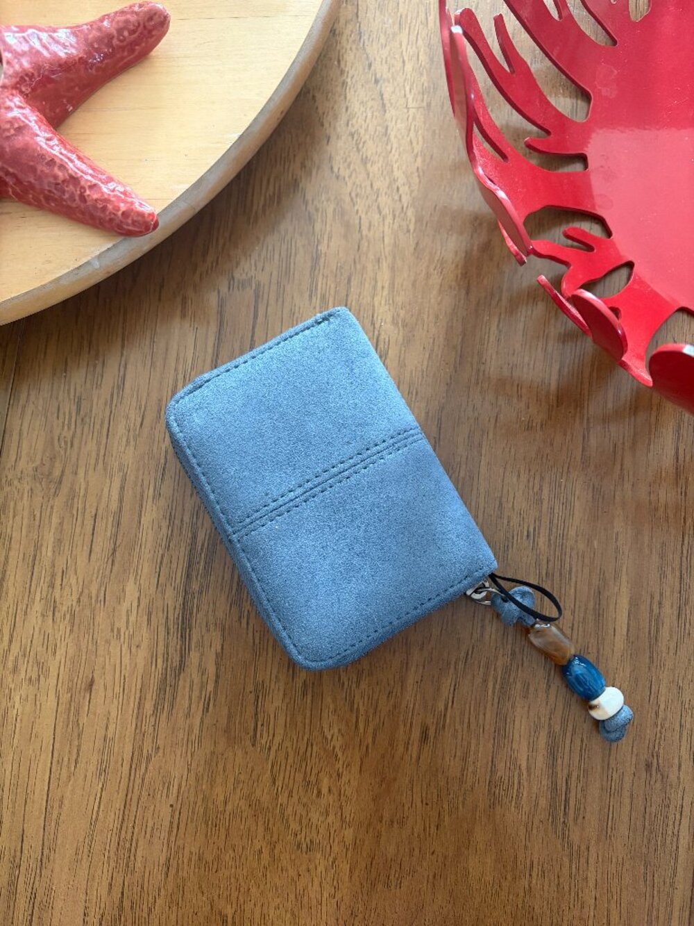 Pull&Bear Suede Embellished Wallet
